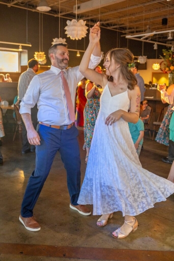 Claire Richmond and Michael dance